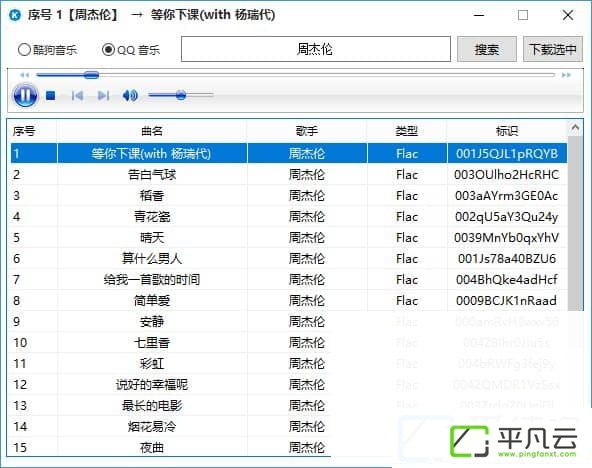 酷狗音乐付费音乐下载器