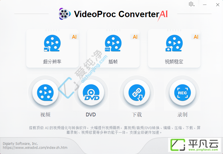 4K视频处理,VideoProc,压缩视频软件,多媒体套件,视频转换工具